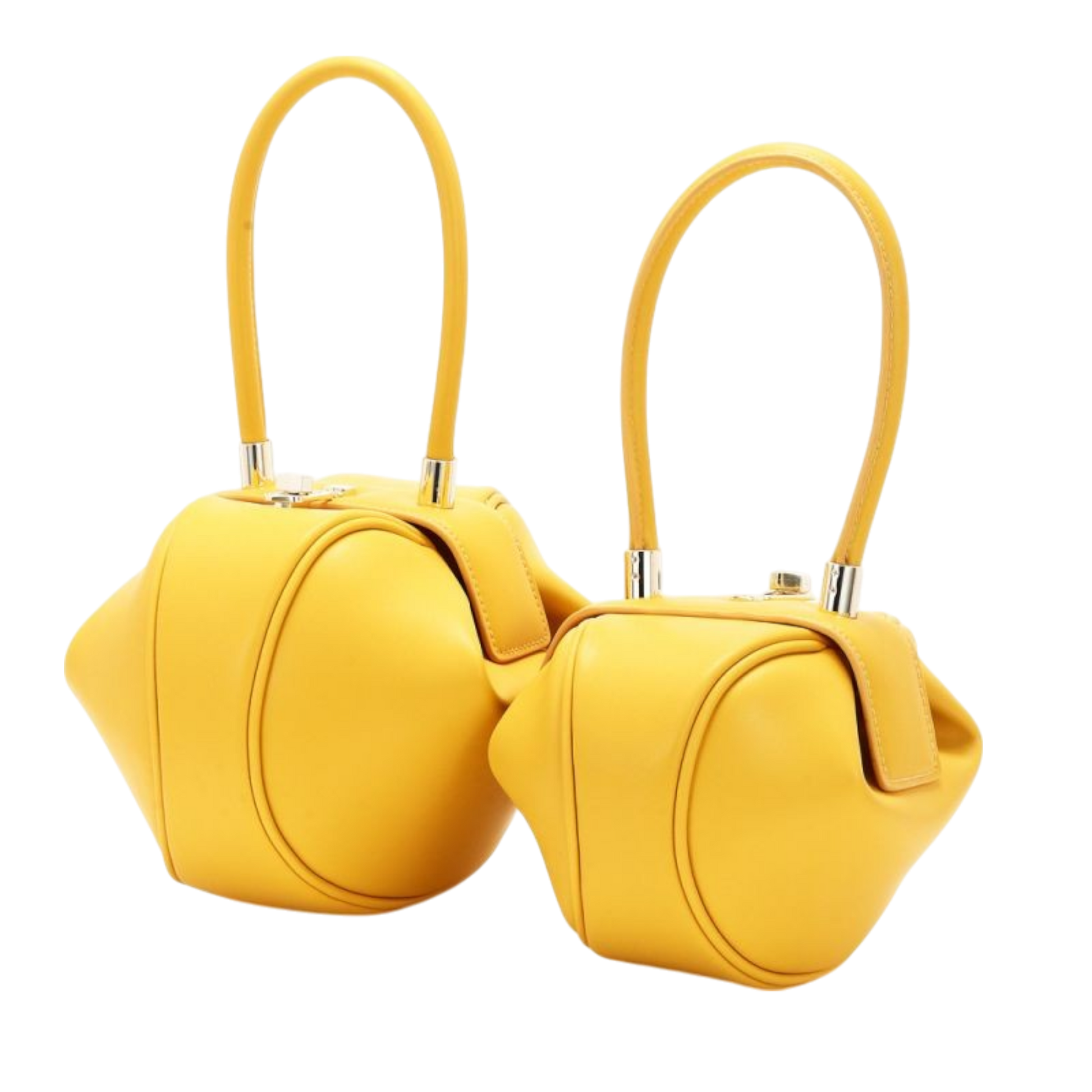 STILEDEL Klassisch und stilvoll – runde Handtasche aus Leder - STILEDEL