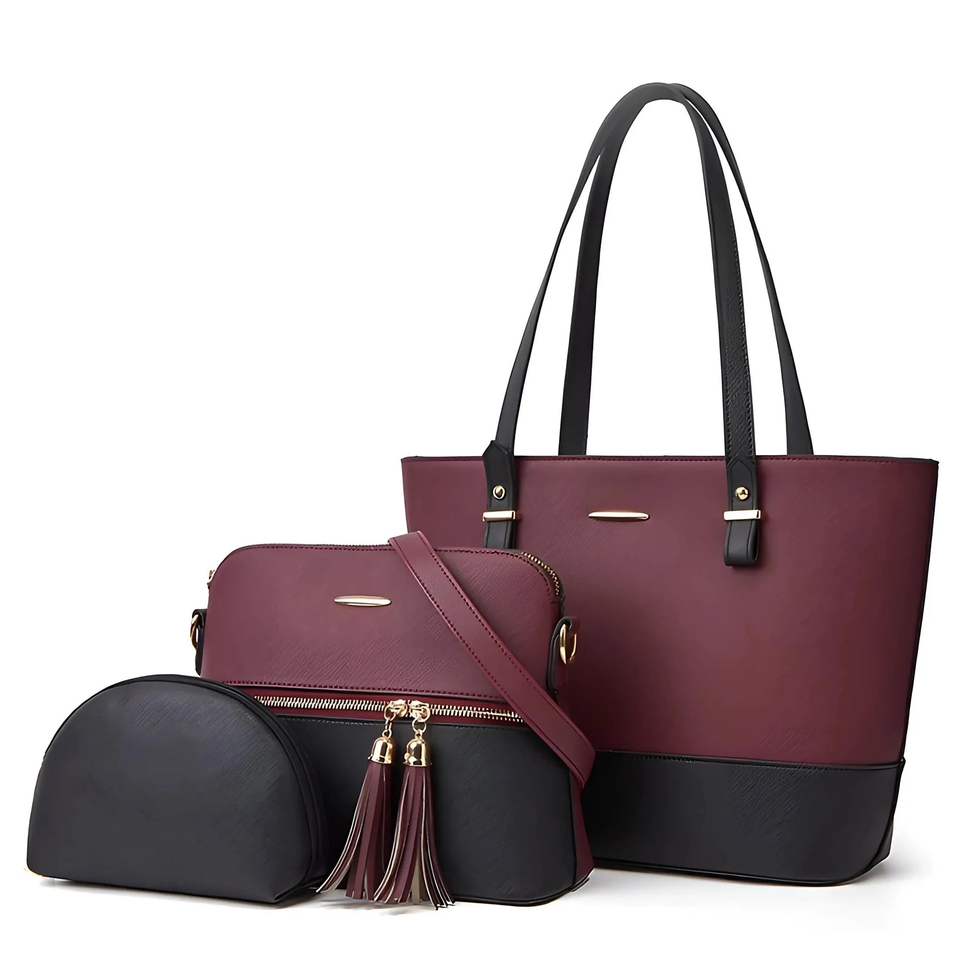 Vielseitiges Glamour-Handtaschen-Set - STILEDEL