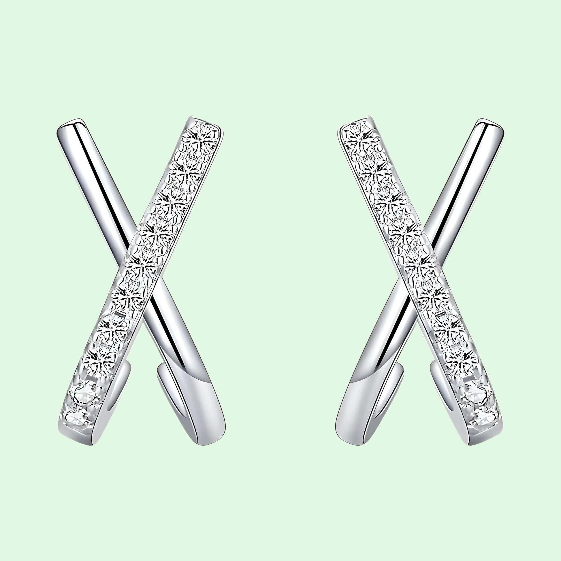 Strahlende Eleganz – 925er Silberohrringe mit funkelndem Zirkonia - STILEDEL