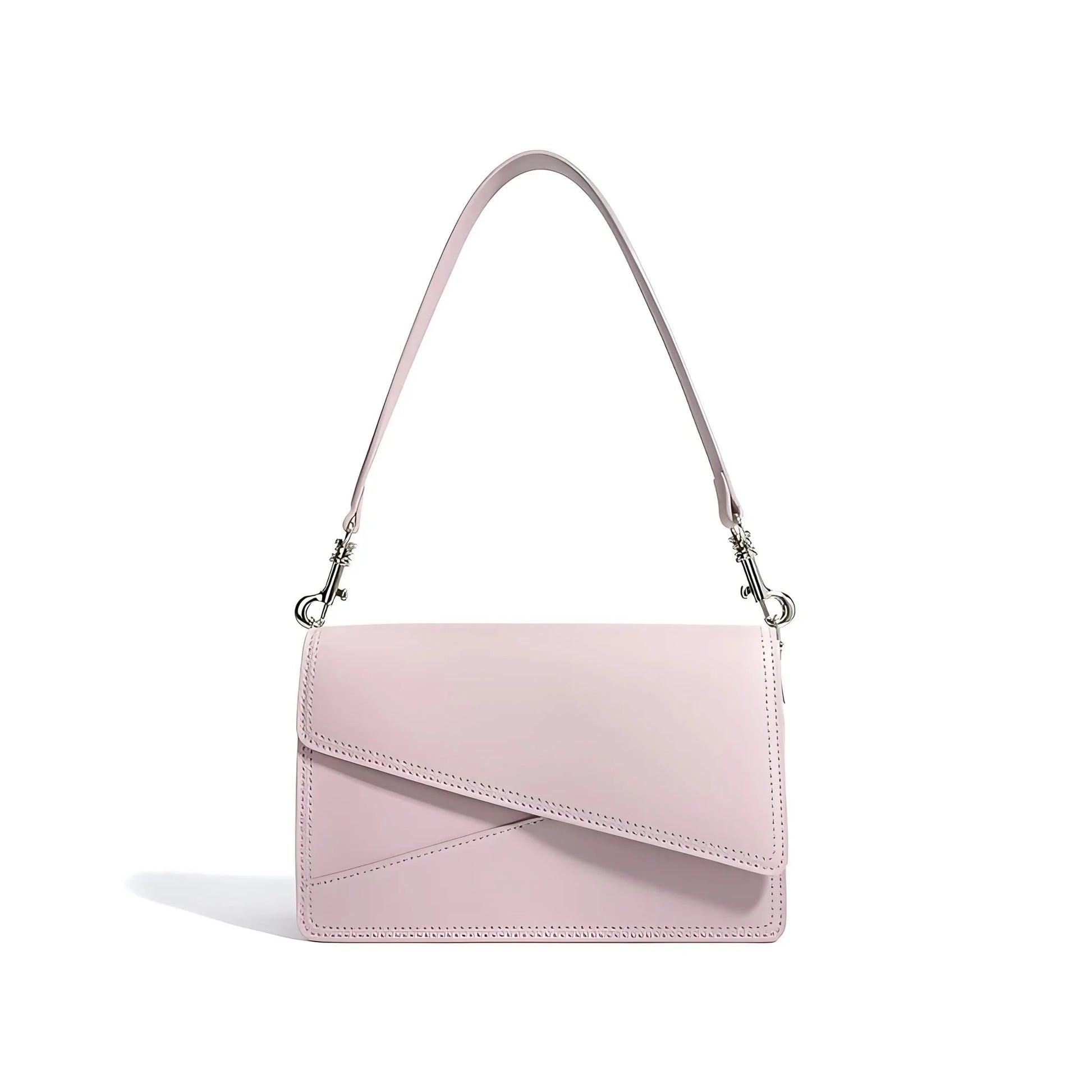 Minimalistische Eleganz – Kleine quadratische Tasche mit Farbkontrast - STILEDEL