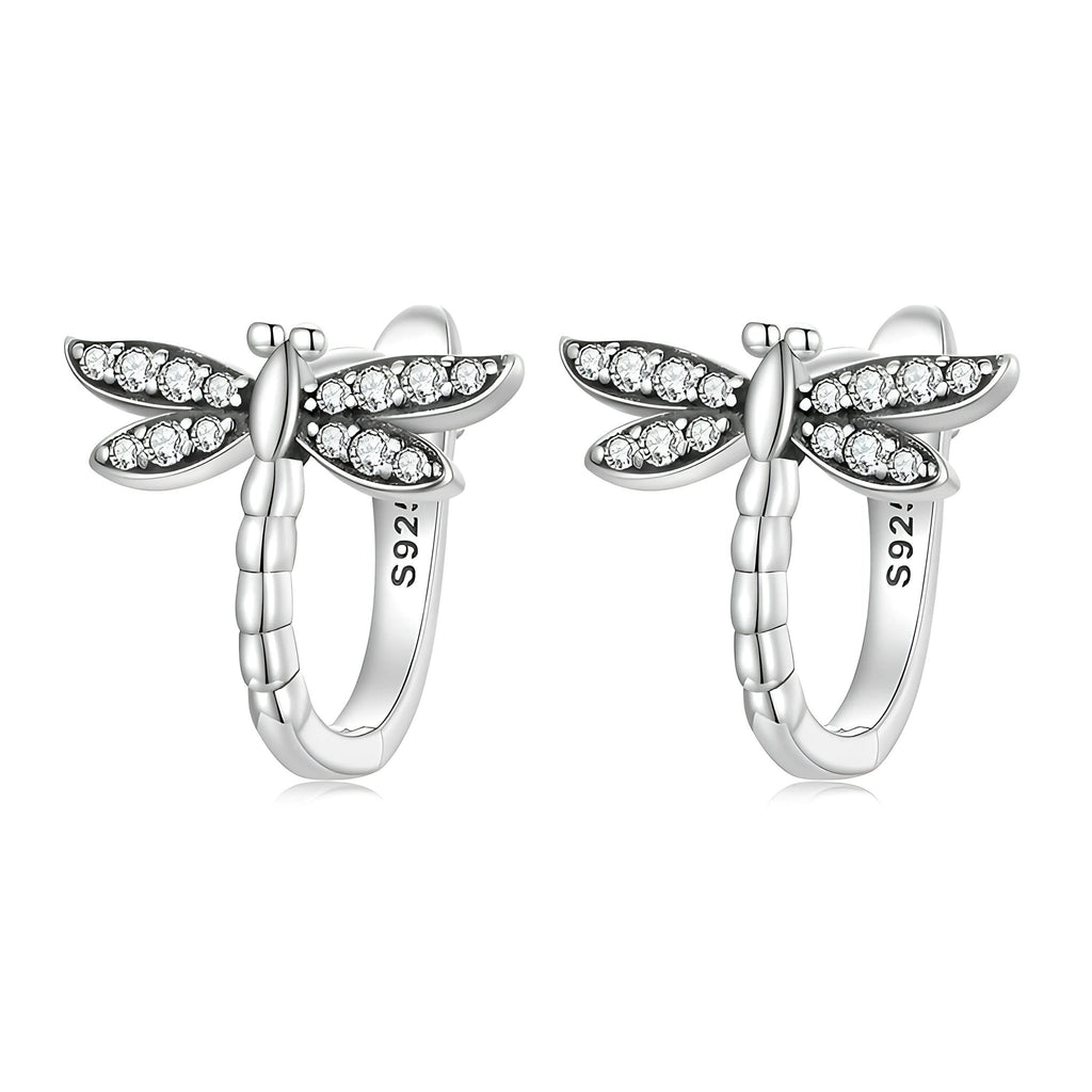 Libellen-Ohrringe – 925er Silber Naturinspiriertes Design für Damen - STILEDEL