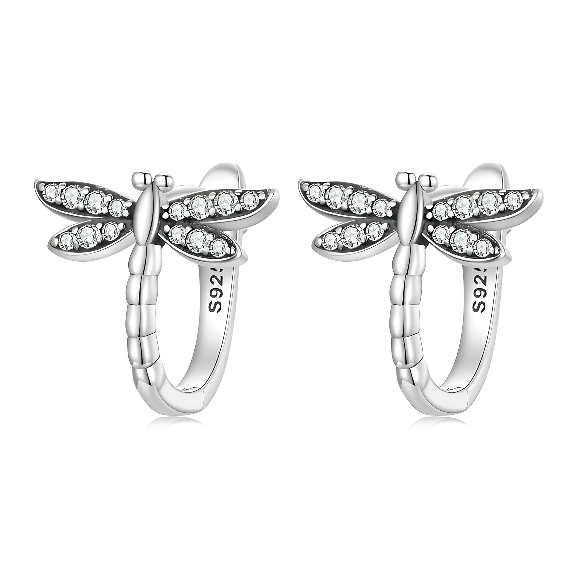 Libellen-Ohrringe – 925er Silber Naturinspiriertes Design für Damen - STILEDEL