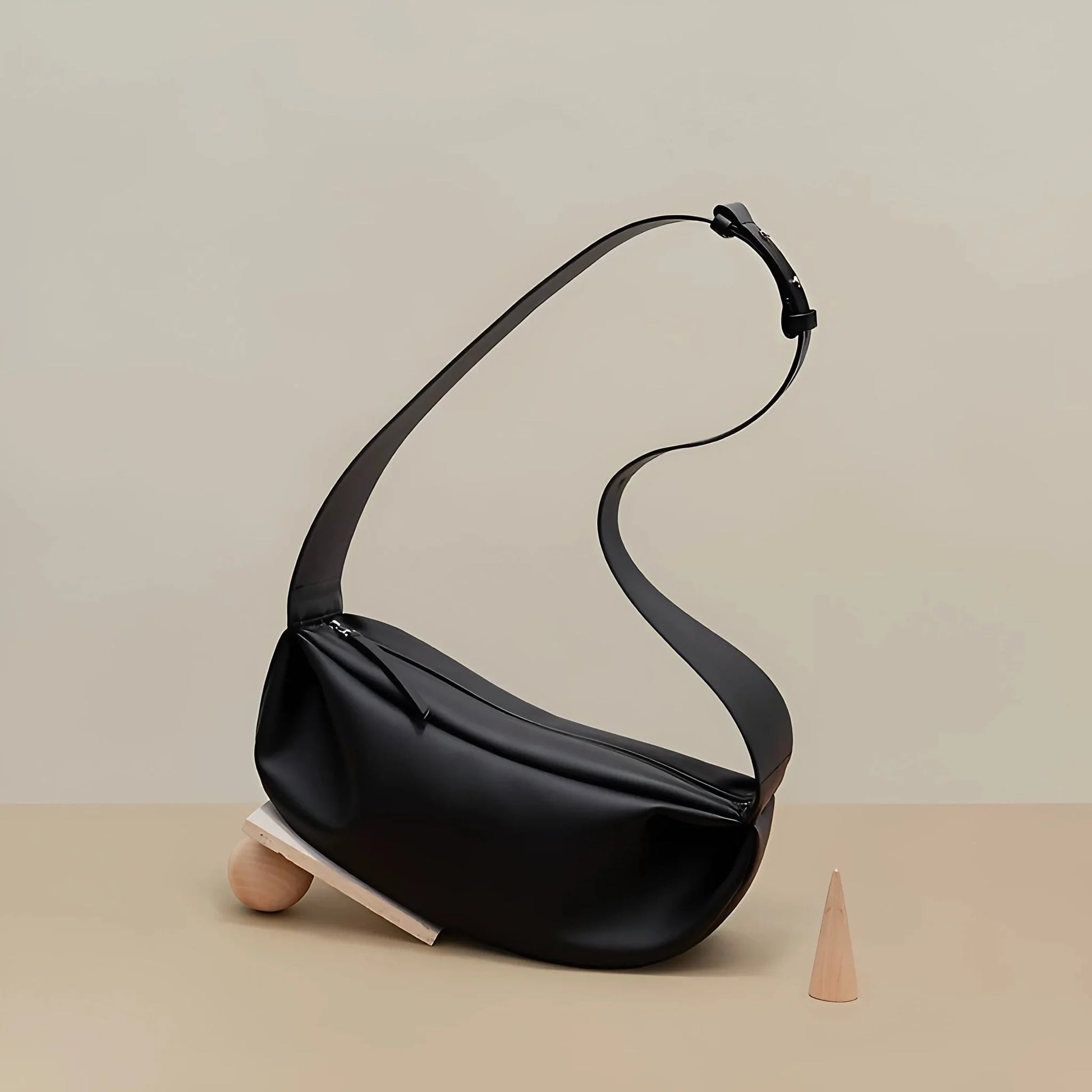 Glanz Tasche aus echtem Leder - STILEDEL