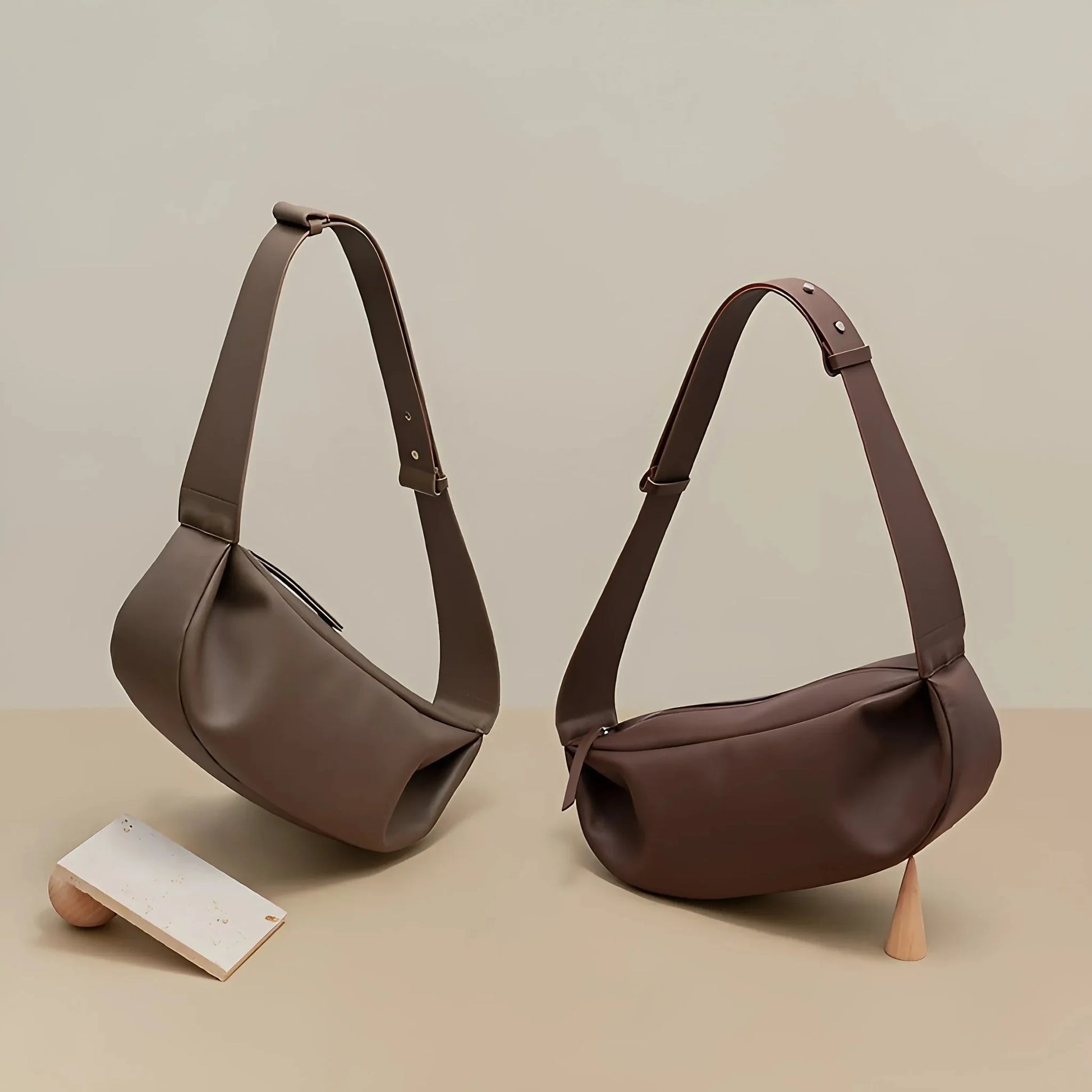 Glanz Tasche aus echtem Leder - STILEDEL