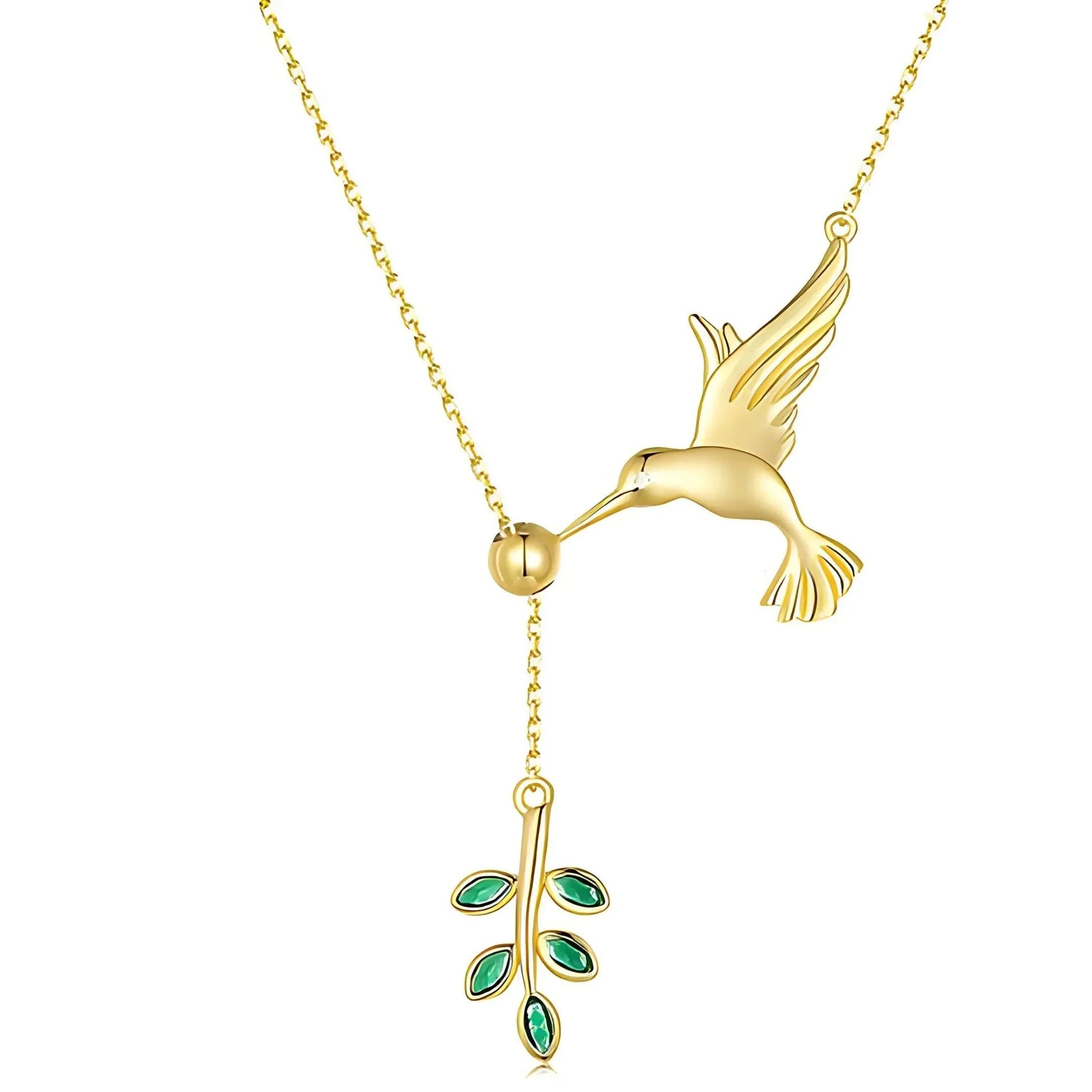 Elegante Frühlingsbaum-Halskette mit Vogelanhänger – Zeitlose Schönheit in 925er Sterlingsilber - STILEDEL