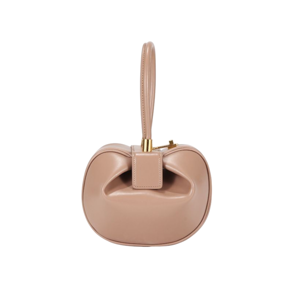 STILEDEL Klassisch und stilvoll – runde Handtasche aus Leder - STILEDEL