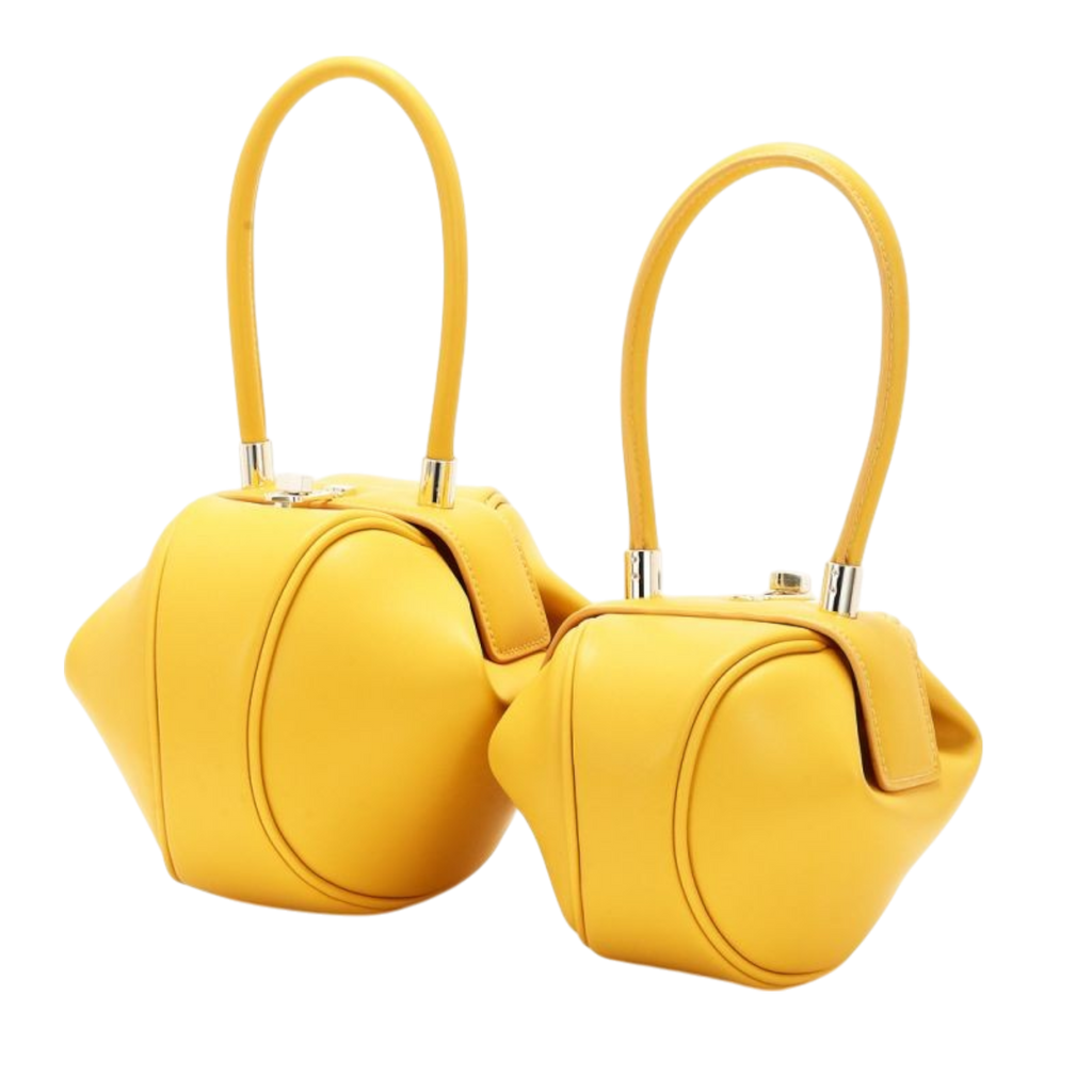 STILEDEL Klassisch und stilvoll – runde Handtasche aus Leder - STILEDEL