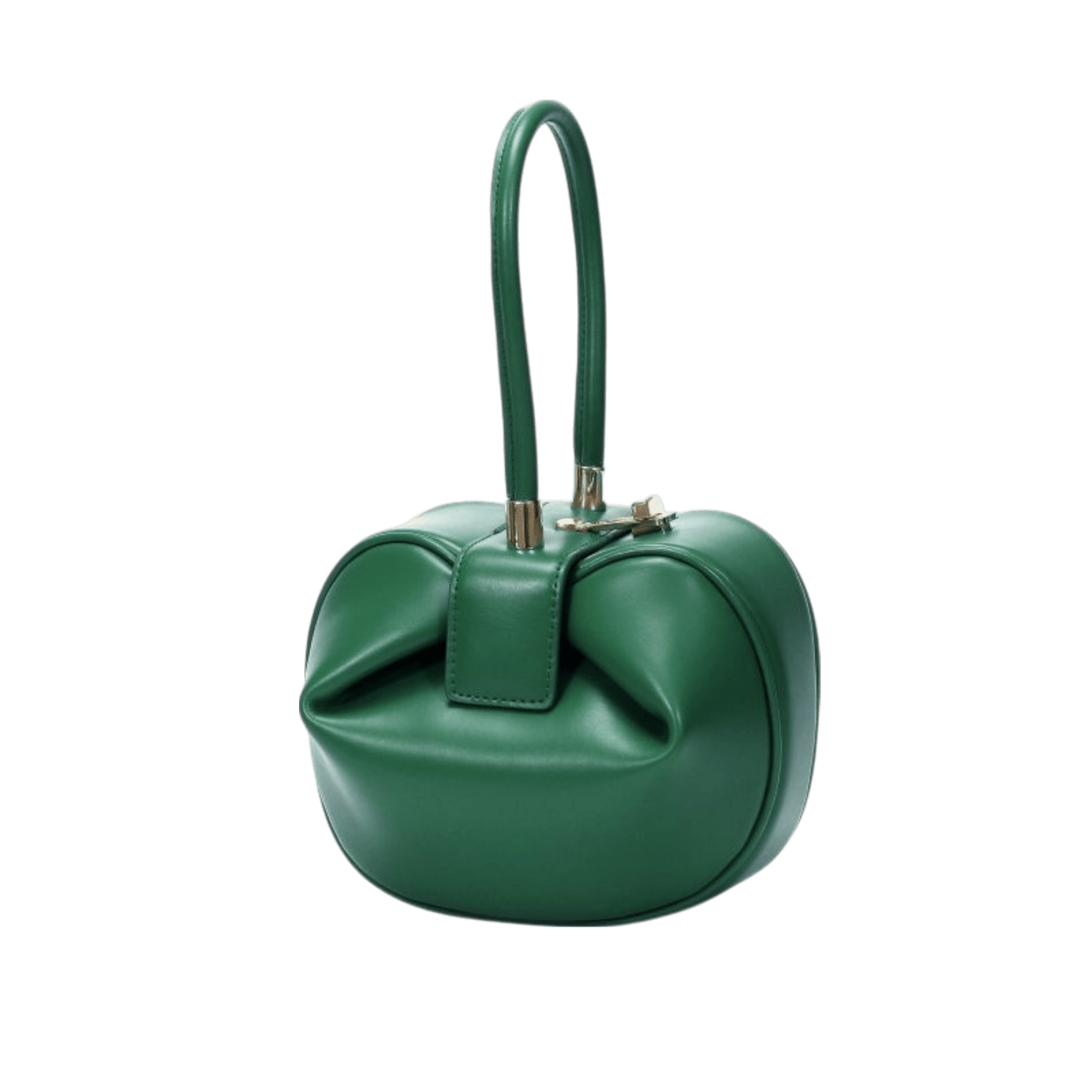 STILEDEL Klassisch und stilvoll – runde Handtasche aus Leder - STILEDEL