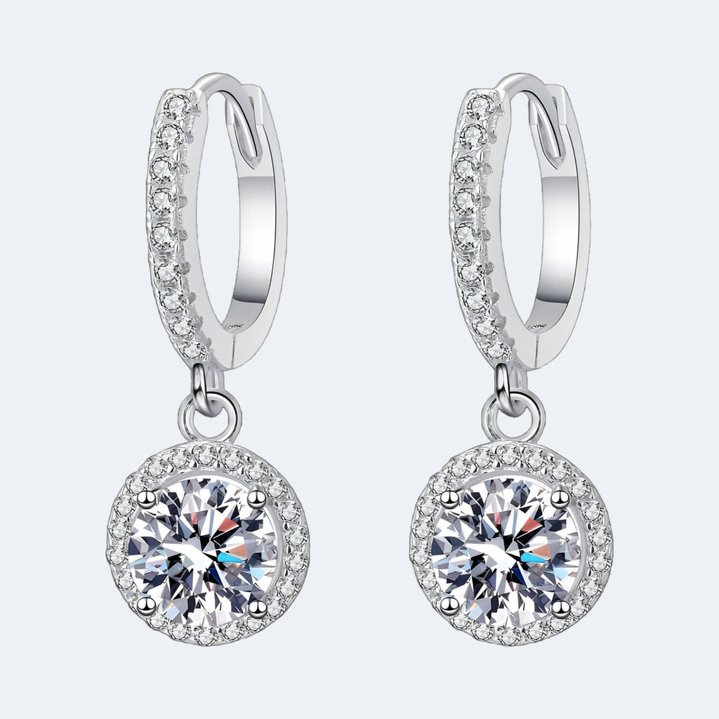 Ohrringe– 2 Karat funkelnde Eleganz in 925er Silber - STILEDEL