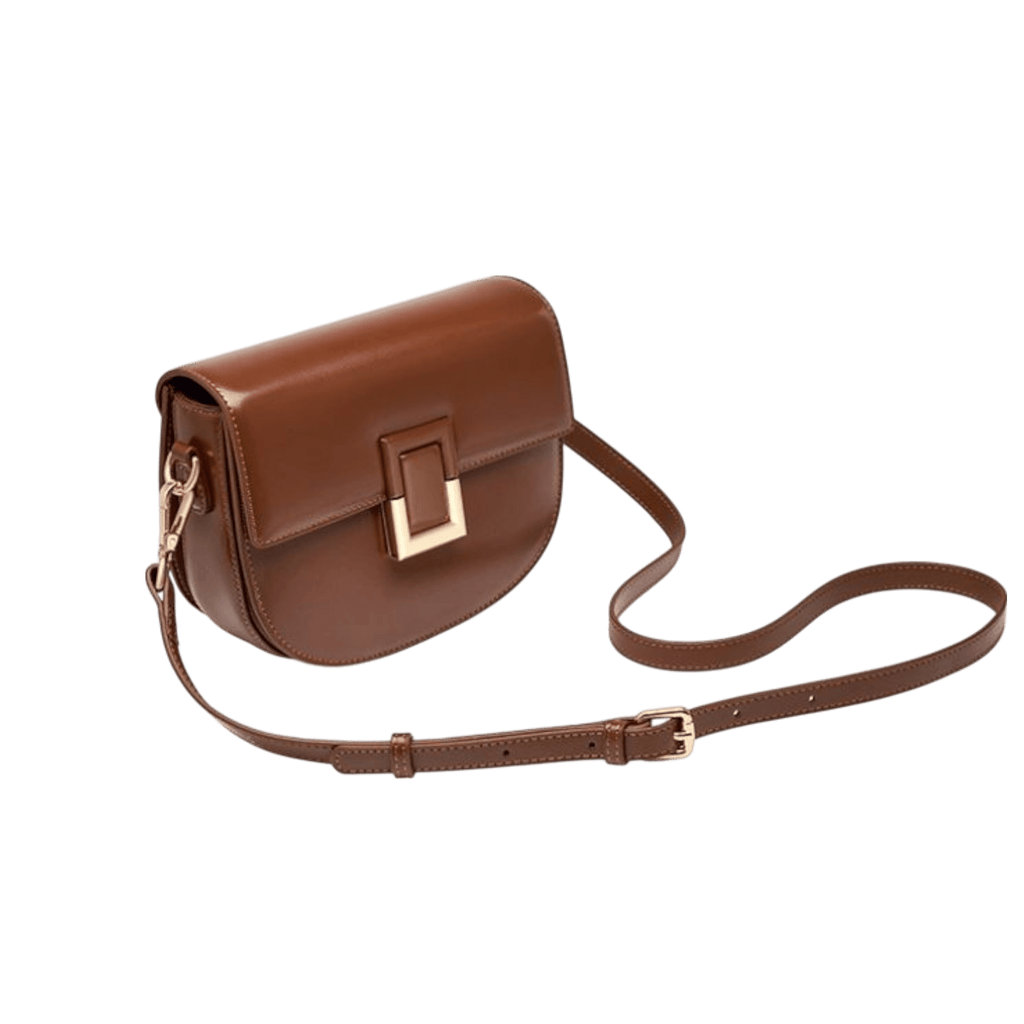STILEDEL Leichte Luxus-Satteltasche aus Leder - STILEDEL