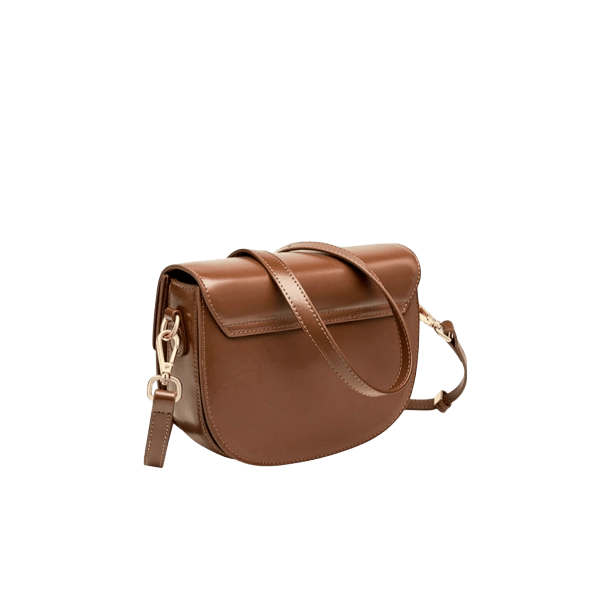 STILEDEL Leichte Luxus-Satteltasche aus Leder - STILEDEL