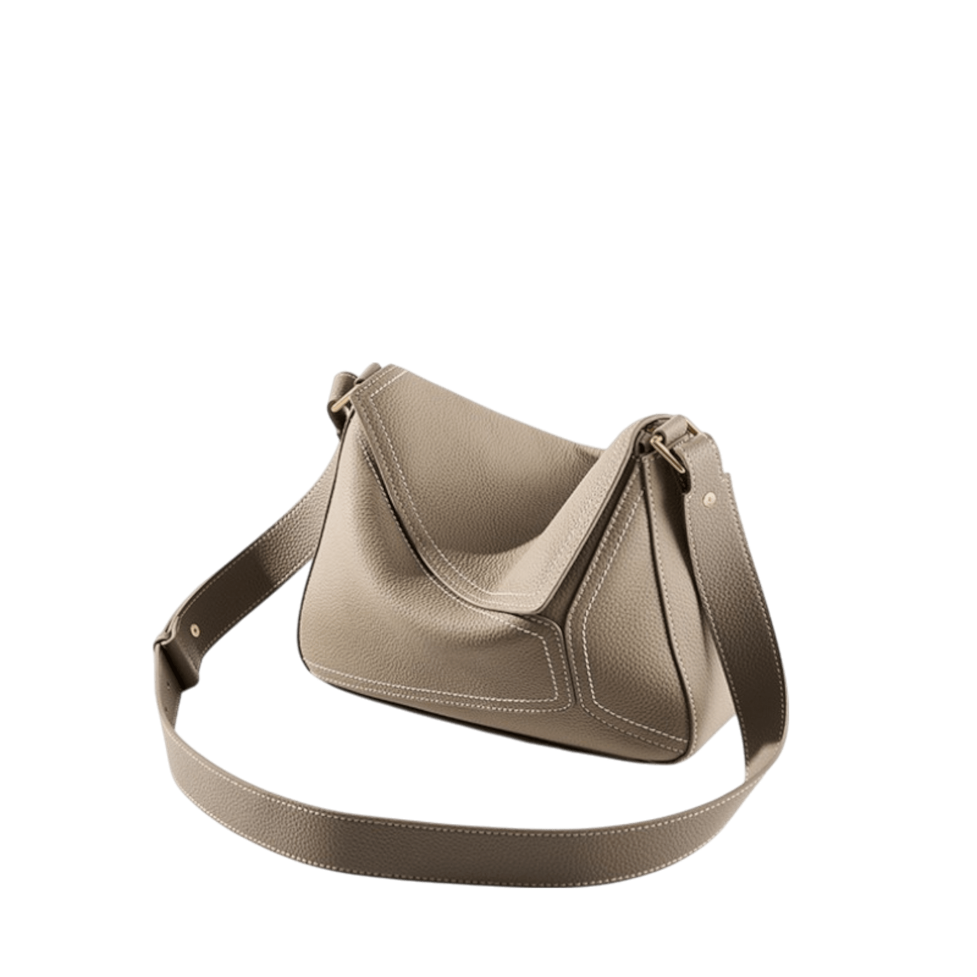 STILEDEL Echtleder Geometrische Unterarmtasche Schultertasche - STILEDEL