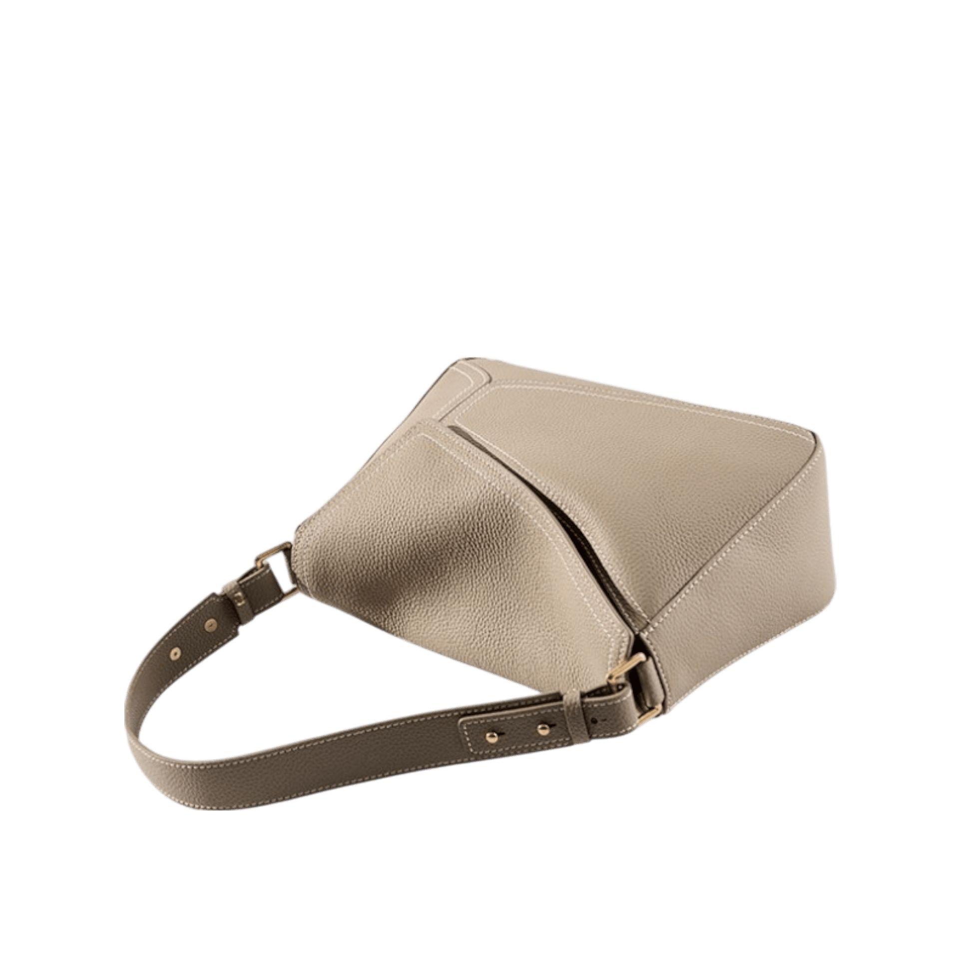 STILEDEL Echtleder Geometrische Unterarmtasche Schultertasche - STILEDEL